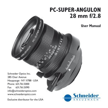 PC-SUPER-ANGULON 28 mm f/2.8 - Schneider-Kreuznach