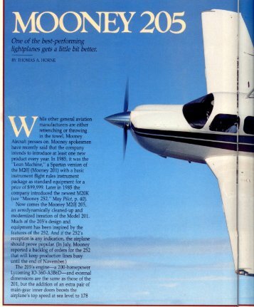mooney 205 - Aero Resources Inc