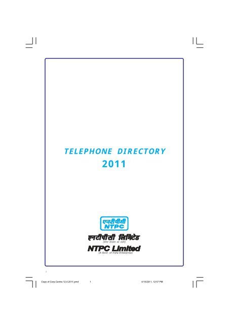 Telephone Directory 2011 Ntpc