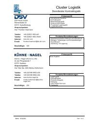 Cluster Logistik