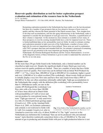 Reservoir quality, not a popular topic in Dutch Geological literature