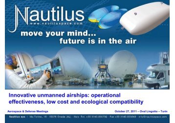 Innovative unmanned airships: operational ... - BCI Aerospace