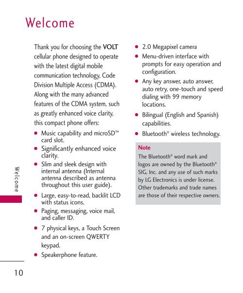 USER GUIDE - Pioneer Cellular