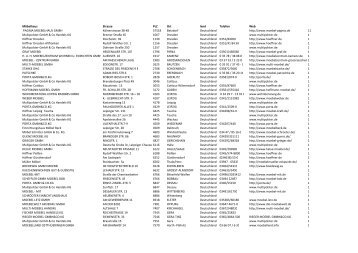 Händlerliste herunterladen - W. Schillig