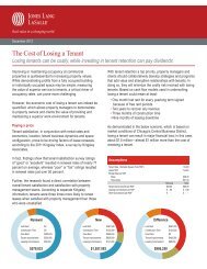 The Cost of Losing a Tenant - Jones Lang LaSalle