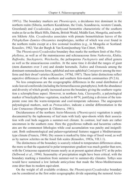 Terrestrial Palaeoecology and Global Change