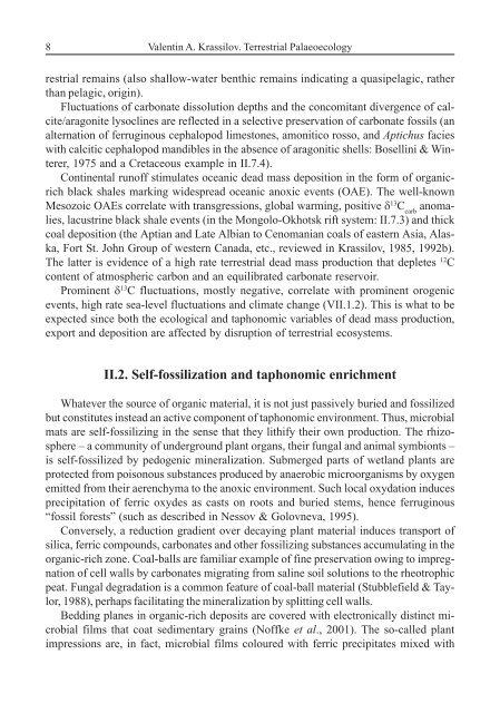 Terrestrial Palaeoecology and Global Change