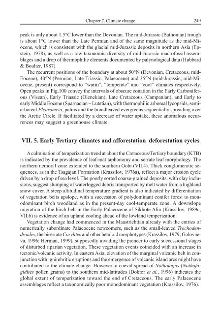 Terrestrial Palaeoecology and Global Change