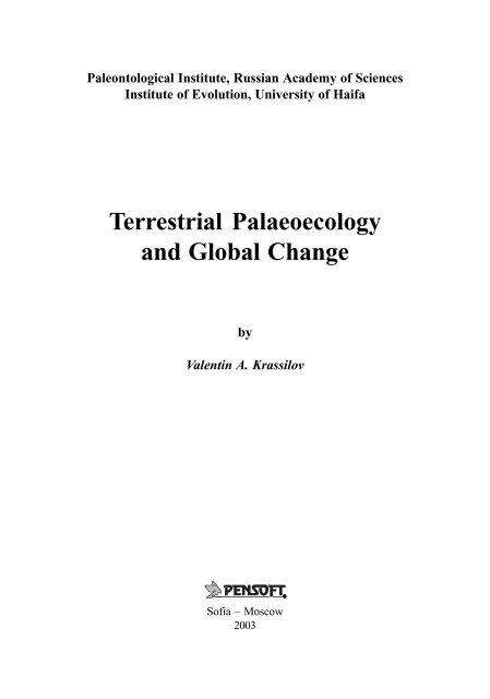 Terrestrial Palaeoecology and Global Change