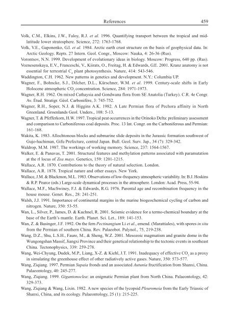 Terrestrial Palaeoecology and Global Change