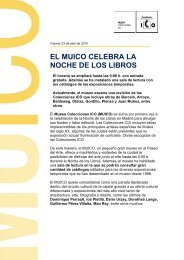 EL MUICO CELEBRA LA NOCHE DE LOS LIBROS - FundaciÃ³n ICO