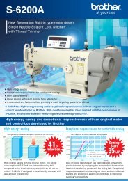 S-6200A Catalog - Brother
