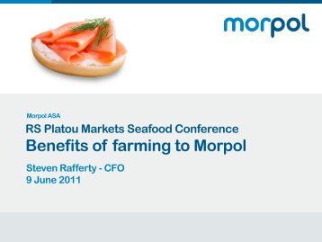 Morpol market share development in smoked salmon