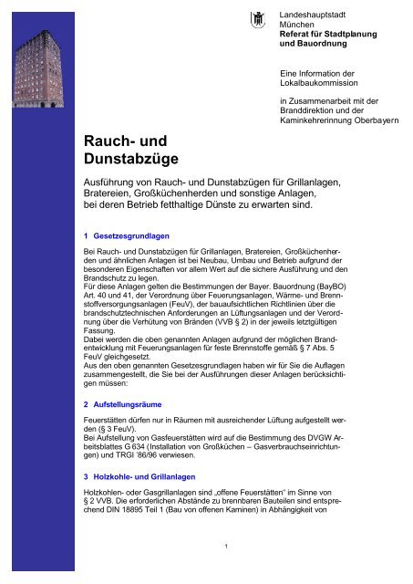 Rauch- und Dunstabzüge - Der Schornsteinfeger