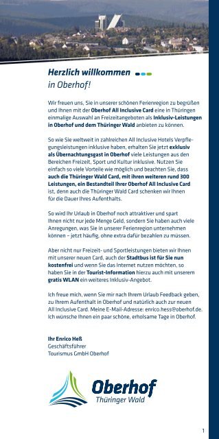 Herzlich Willkommen In Oberhof Schlossberghotel Oberhof