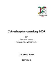 Unterlagen zur JHV 2009 - Schachjugend NRW