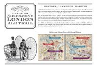 Download the complete London ale trails - Nicholson's Pubs