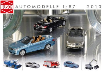 Busch - Automodelle Katalog 2010