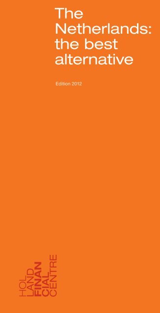 In Alternative Investment Funds Holland Financial Centre