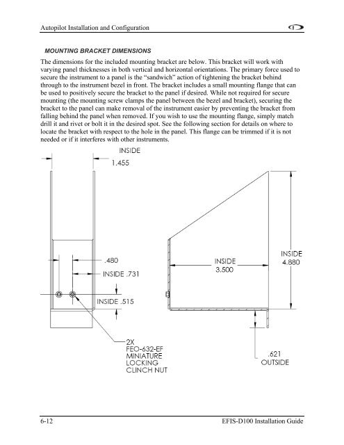 EFIS-D100 Installation Guide - Dynon Avionics