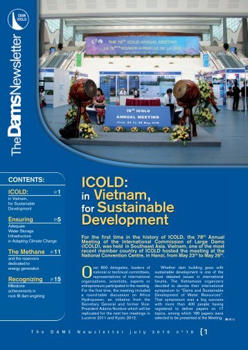 Newsletter 10 - International Commission on Large Dams - ICOLD