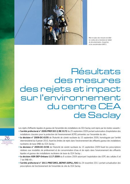 TSN SACLAY 2011 - CEA Saclay