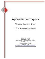 Download PDF - Appreciative Inquiry - Cleveland Consulting Group