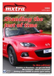 June - Mazda MX-5 Club of Victoria & Tasmania