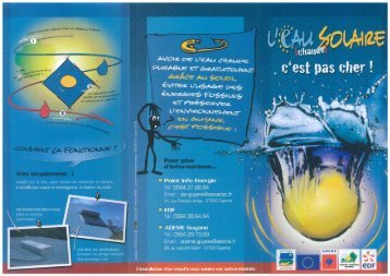 Plaquette Chauffe-eau solaire - ADEME Guyane