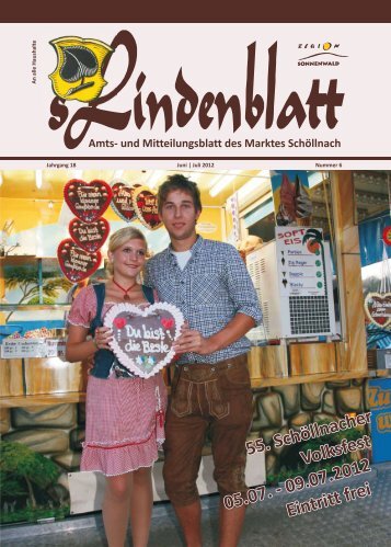 Festprogramm 55. Schöllnacher Volksfest vom ... - Markt Schöllnach