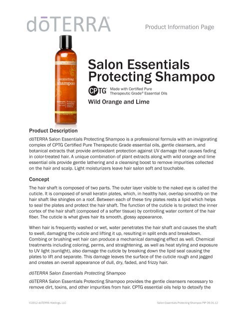 Essentials Protecting Shampoo - - Essential Oils
