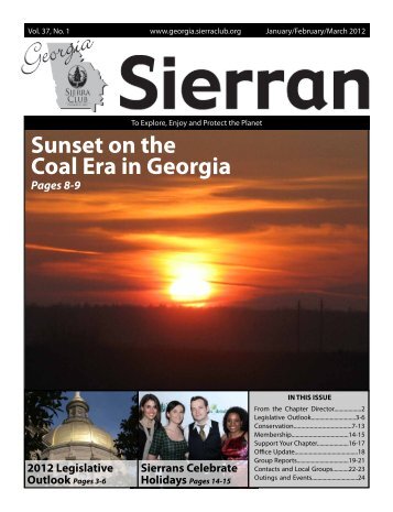 Jan-Feb-Mar 2012 - Georgia Sierra Club