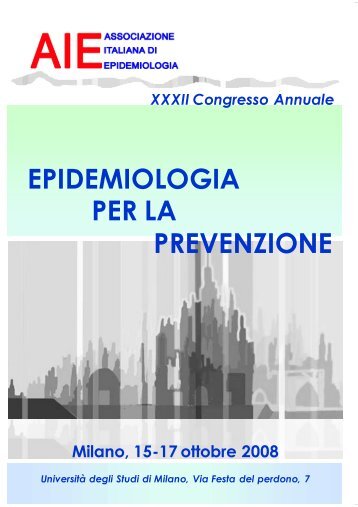 Atti del congresso - Associazione Italiana Epidemiologia