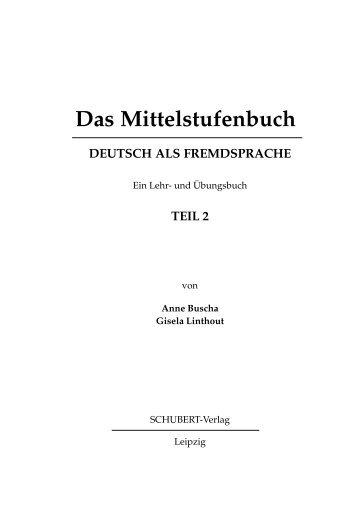 Das Mittelstufenbuch 2 - SCHUBERT-Verlag