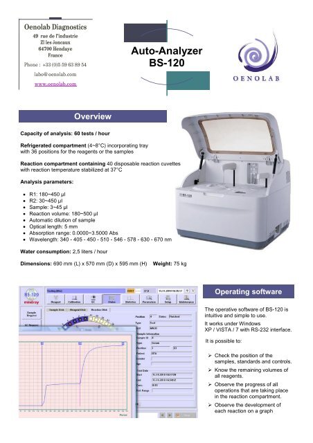 Auto-Analyzer BS-120 - RK Tech Kft.