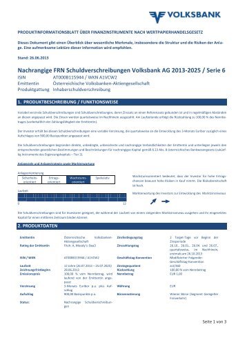 AT000B115944 Produktinformationsblatt - Volksbank AG