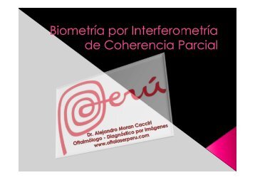 biometria por interferometria de coherencia parcial (alejandro moran)