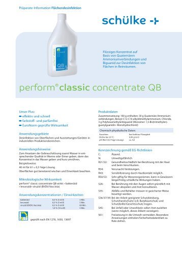 perform®classic concentrate QB