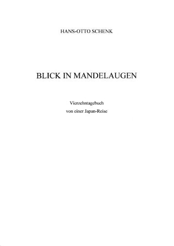 BLICK IN MANDELAUGEN - Prof Schenk Duisburg