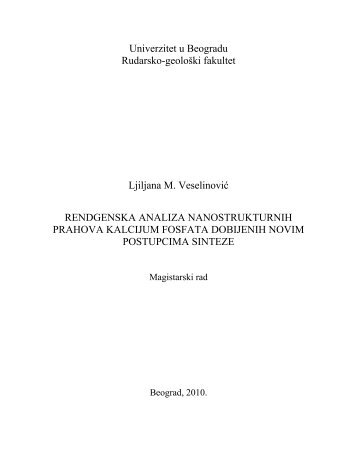 Ljiljana_Veselinovic-MT.pdf - Institut tehniÄkih nauka SANU