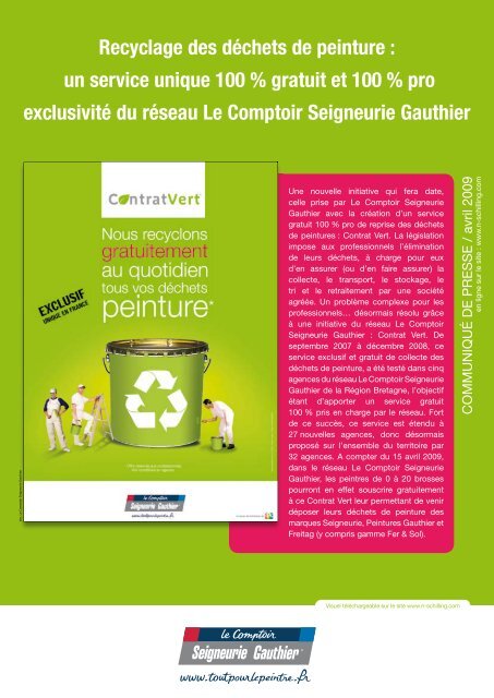 Recyclage Des Da C Chets De Peinture Agence Nicole Schilling