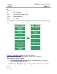 Packet #2 - Emory Goizueta Business School Intranet - Emory ...