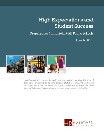 High Expectations and Student Success - Springfield Public Schools