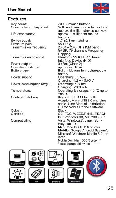 Rii Mini [Bluetooth]