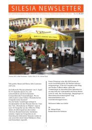 SILESIA NEWSLETTER - Schlesisches Museum zu Görlitz