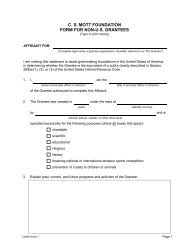 Affidavit Form