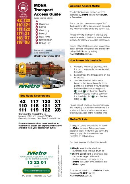 timetable metro tasmania timetable metro tasmania