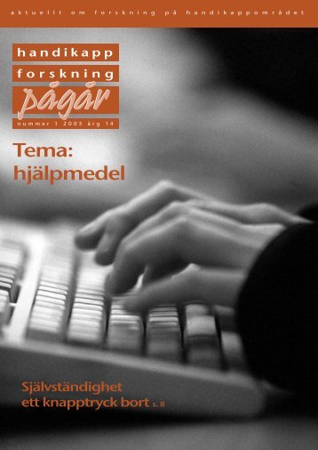 Nummer 1 - Centrum fÃ¶r forskning om funktionshinder - Uppsala ...