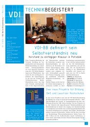 TECHNIKBEGEISTERT - VDI Berlin-Brandenburg