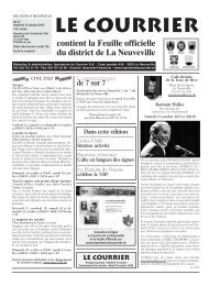 Mise en page 1 - Imprimerie du Courrier, La Neuveville